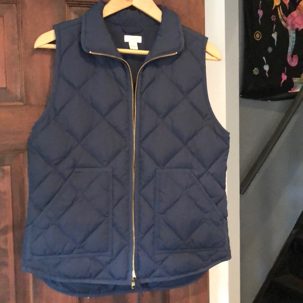 J Crew Navy Vest